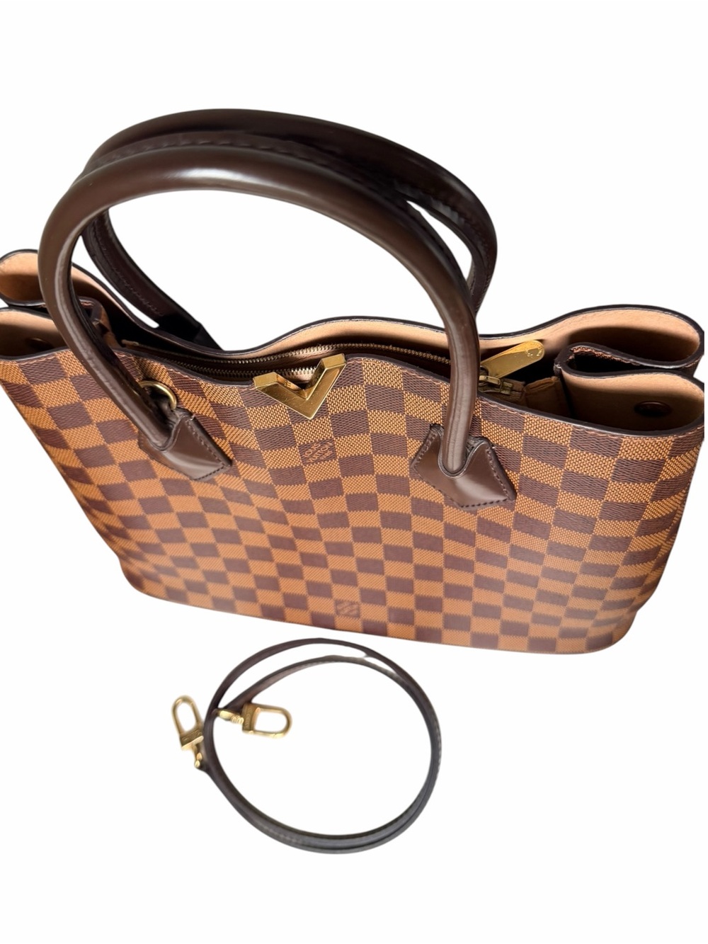 Louis Vuitton Kensington Damier Ebene Tote - Picture 4 of 10